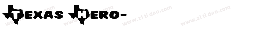 Texas Hero字体转换